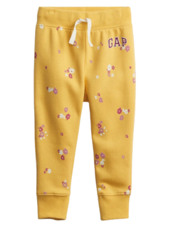 Calça Moletom Amarela Floral GAP - Baby Girl (0 a 24 Meses)