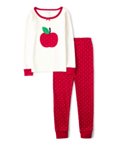 Conjunto Pijama 2 Peças Apple GYMBOREE - Baby Girl (0 a 24 Meses)