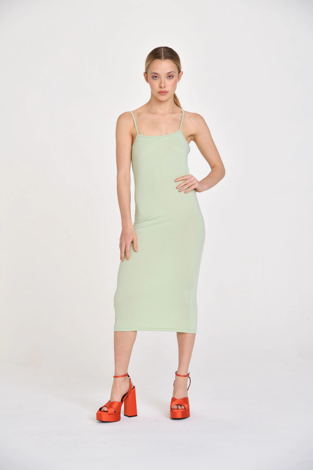 Vestido Picante Bretel Menta