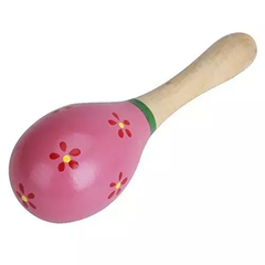 10 Maracas Mini Madera Sonajeros Música Niños Ideal Souvenir