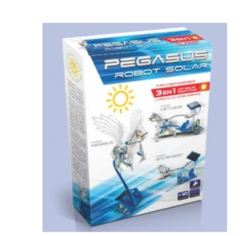 Kit Solar 3 En 1 Arma Robot Pegasus Panel Solar+10 Años Educ