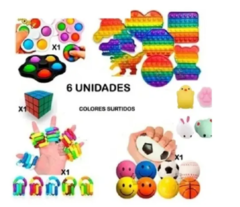 Fidget Toys Combo Surtido 6 Juegos Antiestres Sensoriales