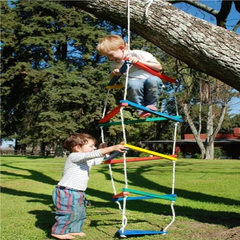 Trepadora Escalera De Madera Artesanal Niños Triangular