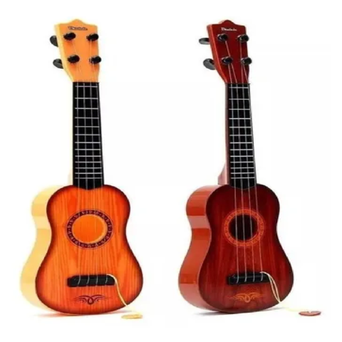 Ukele Guitarra Para Niños Símil Madera Música Chica 36 Cm