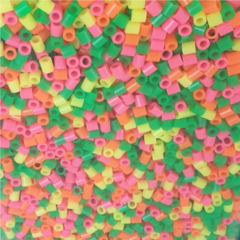 500 Hama Beads Neon-glitter-translucidos-brillan De Noche - comprar online