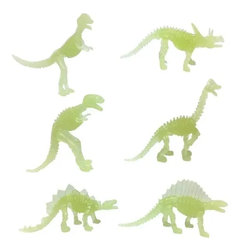 Dinosaurios Fósiles Fluorescentes X6 Dinos Brillan Oscuridad - comprar online