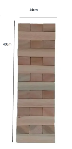 Jenga Grande Madera Motricidad Diversión - comprar online