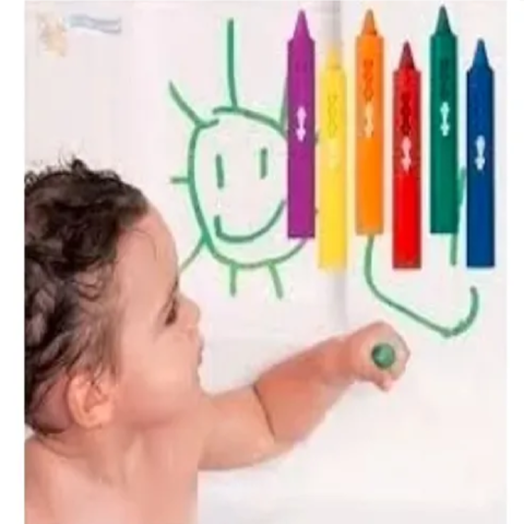 Crayones Bebé P/el Baño Pinturas Didáctico Terapia Sensorial