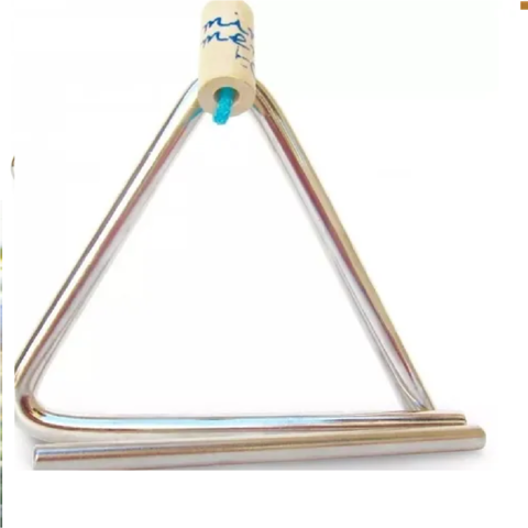 Triángulo De Metal Instrumento Musical Niños Jardines