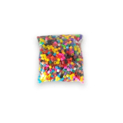 1000 Hama Beads Colores Mixtos +5 Bases+5 Pinzas+5 Papeles