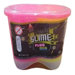 Slime En Pote Color Fluorescente Pote 2 En 1 Act. Sensorial