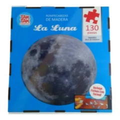 Rompecabezas La Luna 130 Piezas De Madera Didáctico