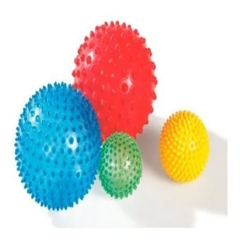 Pelota Con Pinches Estimulacion Sensorial Inflable 7cm Pilates - comprar online