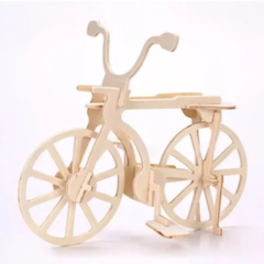 Rompecabezas 3d Maqueta En Madera Bicicleta Motricidad Fina