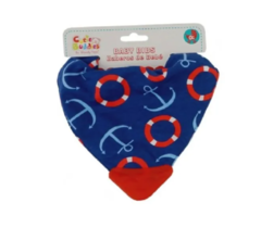 Babero Bandana Con Mordillo Para Bebé Con Porta Chupete - comprar online