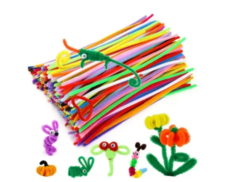 50 Limpia Pipas Colores Surtidos Títeres Jardín Motricidad - comprar online