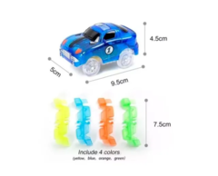 Pista Magnific Tracks Grande 165 Pzs Auto Luminoso Niños Xxl - comprar online