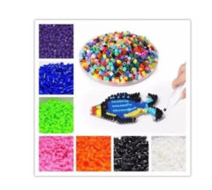 Combo 1000 Hama Beads + 2 Bases 15 Cm Planchitos Motricidad - comprar online