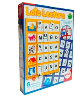 Juego Loto Lectura Aprender A Escribir Jugando Didáctico - comprar online