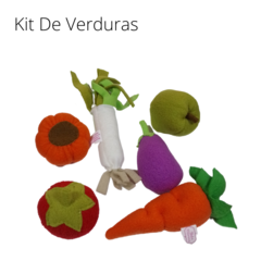 Juego Kit De Comida O Verdura De Tela, Motricidad, Didáctico en internet