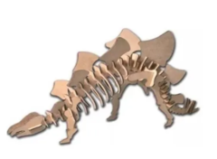 Maqueta Rompecabezas 3d P/armar Dinosaurio Stegosaurio Motricidad - comprar online