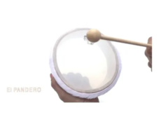 Instrumento Musical Pandero Eco - Tambor Ritmo Coordinación - comprar online