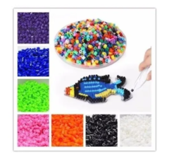 4000 Hama Beads Mas De 30 Colores!! + 2 Bases 15cm - comprar online