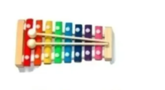 Kit De Percusión Infantil X5 Xilofon Maraca 1 A 3años Música - comprar online