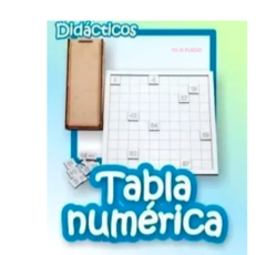 Tabla Numérica De Madera Montessori El Castillo De Números - yo si puedo didacticos