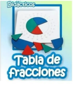 Tablero Para Fracciones Con Geometría Montessori Madera - comprar online