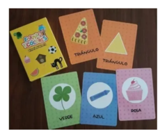 Juego De Cartas + Actividades Formas Y Colores Pictogramas en internet