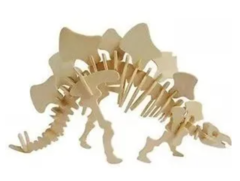 Maqueta Rompecabezas 3d P/armar Dinosaurio Stegosaurio Motricidad en internet