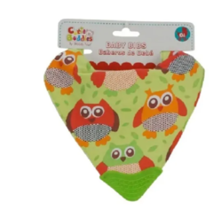 Babero Bandana Con Mordillo Para Bebé Con Porta Chupete en internet