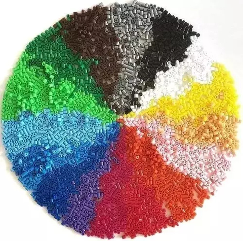 4000 Hama Beads Colores Mezcados-planchitos