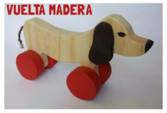 Unicornio De Madera Con Ruedas Juego Simbolico Didáctico - yo si puedo didacticos