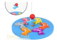 Encastre Juego 3d De Pesca Madera Motricidad Montessori - yo si puedo didacticos