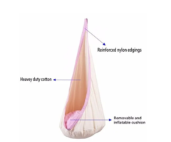 Hamaca Nido Terapia Estimulación Vestibular P/adultos 90 KILOS - yo si puedo didacticos