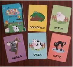 Animales Del Mundo Juego De Cartas Con Libro De Actividades - yo si puedo didacticos