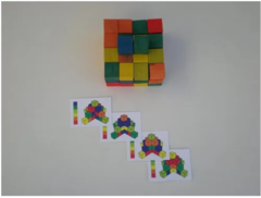 Cubos De Madera Juego De Ingenio Montessori Waldorf - yo si puedo didacticos