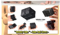 Cubo Infinito Articulado Infinity Cube Antiestres Metalizado - yo si puedo didacticos