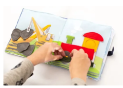 Imagen de Libros Actividades Sensoriales Escenas Infantil Tela A Jugar