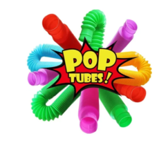 5 Tubos Sensorial Juego Antiestres Descarga Pop Fidget Chico - tienda online