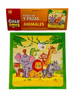 Puzzle Rompecabezas 9 Piezas Didáctico Motricidad Fina - tienda online