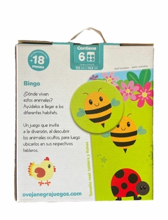 Lotería Bingo De Animales Infantil 6 Tableros - comprar online