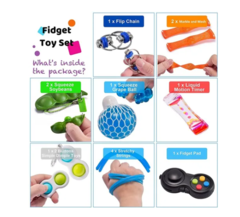 Fidget Toy Combo X10 Juegos Diferentes Antiestres E Ingenio en internet