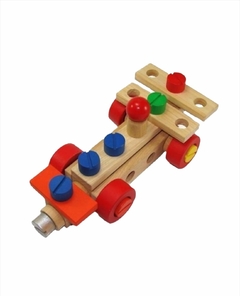 Juego Construcción 6 En 1 P Armar Madera Motricidad Didactico - comprar online