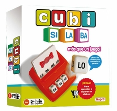 Juego Didáctico Cubi Silabas Lectoescritura