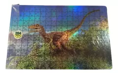 Puzzle Rompecabezas Dinosaurios Holográfico 204 Pzs Didáctictico