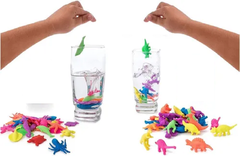 Souvenirs Set X 10 Animales Crecen Agua Experiencia Sensorial - yo si puedo didacticos