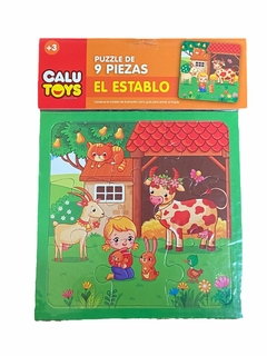 Puzzle Rompecabezas 9 Piezas Didáctico Motricidad Fina - yo si puedo didacticos